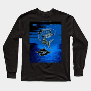 Dolphin Fish, Dorado, Mahi Mahi fishing Long Sleeve T-Shirt